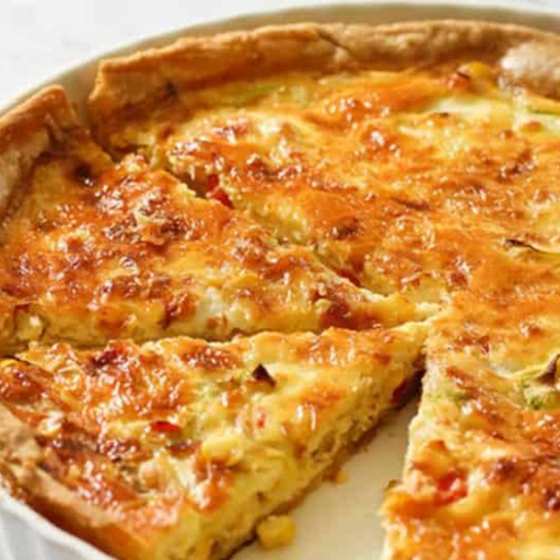 Delicioso quiche de verduras