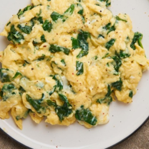 Fine Spinach and Cheese Eggs